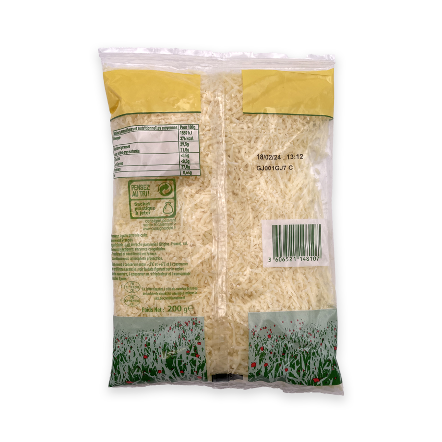 Emmental rapé Français - 200 g