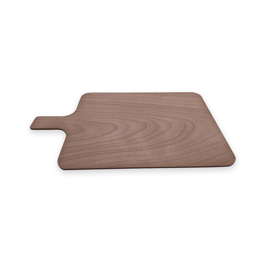 Planchette en bois rectangulaire avec manche