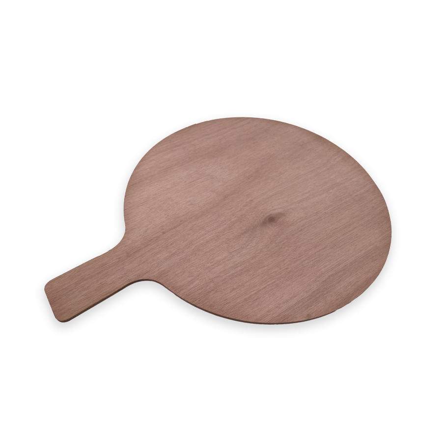Planchette en bois ronde avec manche