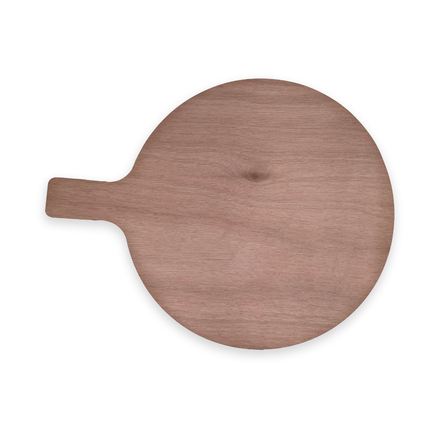 Planchette en bois ronde avec manche
