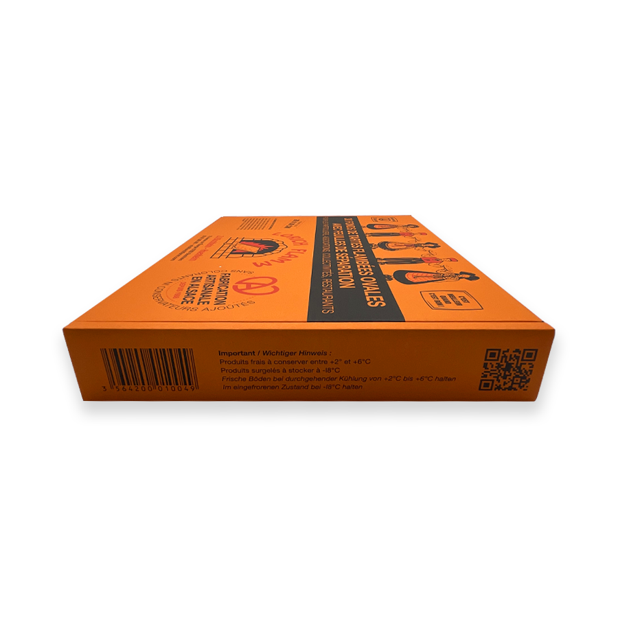 Cartons de 30 fonds de tartes flambées ovales