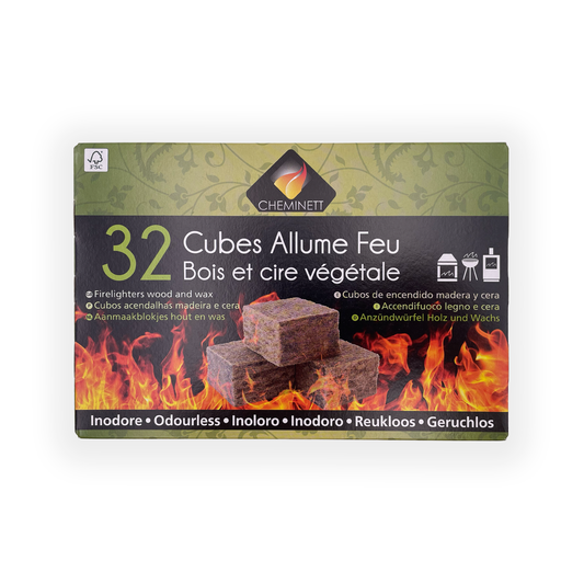 Allume feu cube 100 % Naturel (x32)