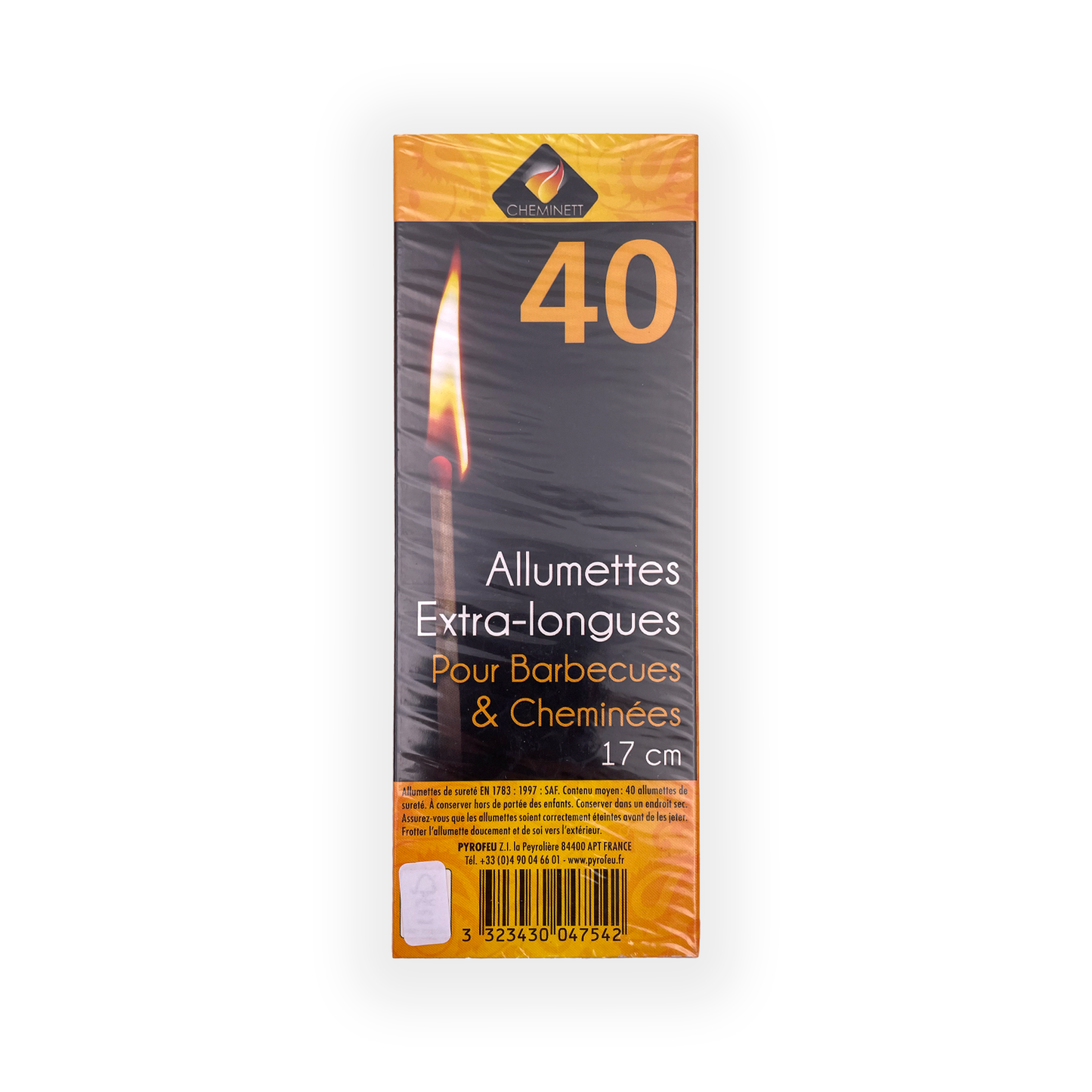 Allumette Extra - Longue 17 cm (40 allumettes)
